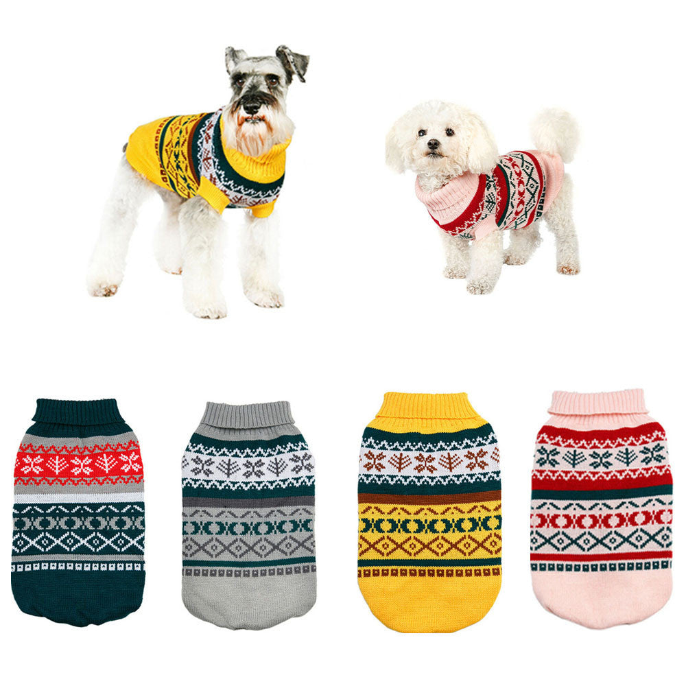 Chic Cozy Wool Sweater For Dogs