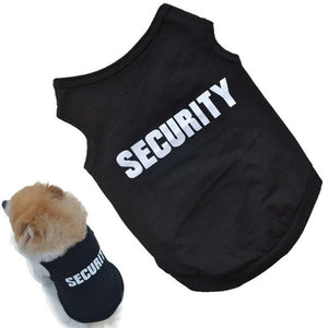 Cute Security T-Shirt For Dogs