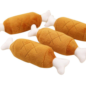 Fun Interactive Chicken Leg Chew Toy For Dogs