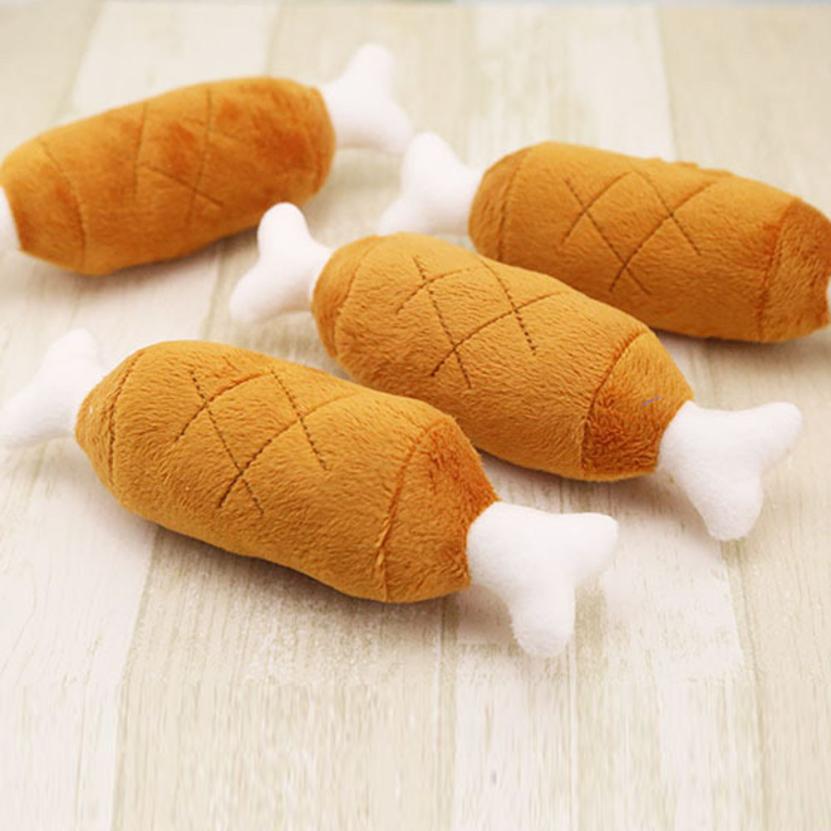 Fun Interactive Chicken Leg Chew Toy For Dogs