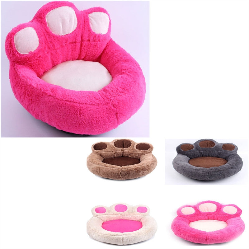 Super Soft Cozy Bear's Paw Design Pet Bed