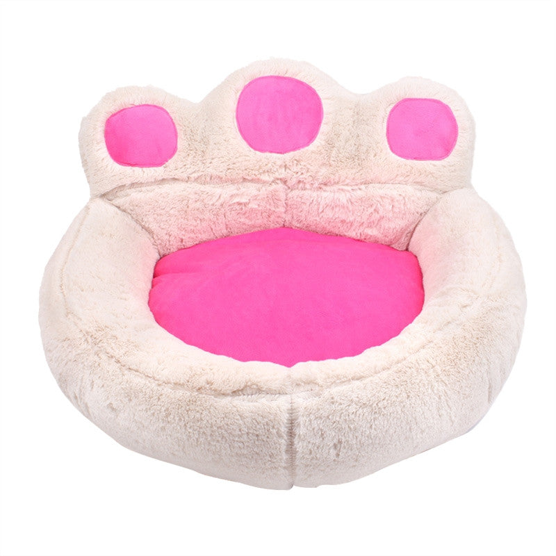 Super Soft Cozy Bear's Paw Design Pet Bed