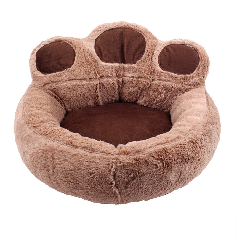 Super Soft Cozy Bear's Paw Design Pet Bed